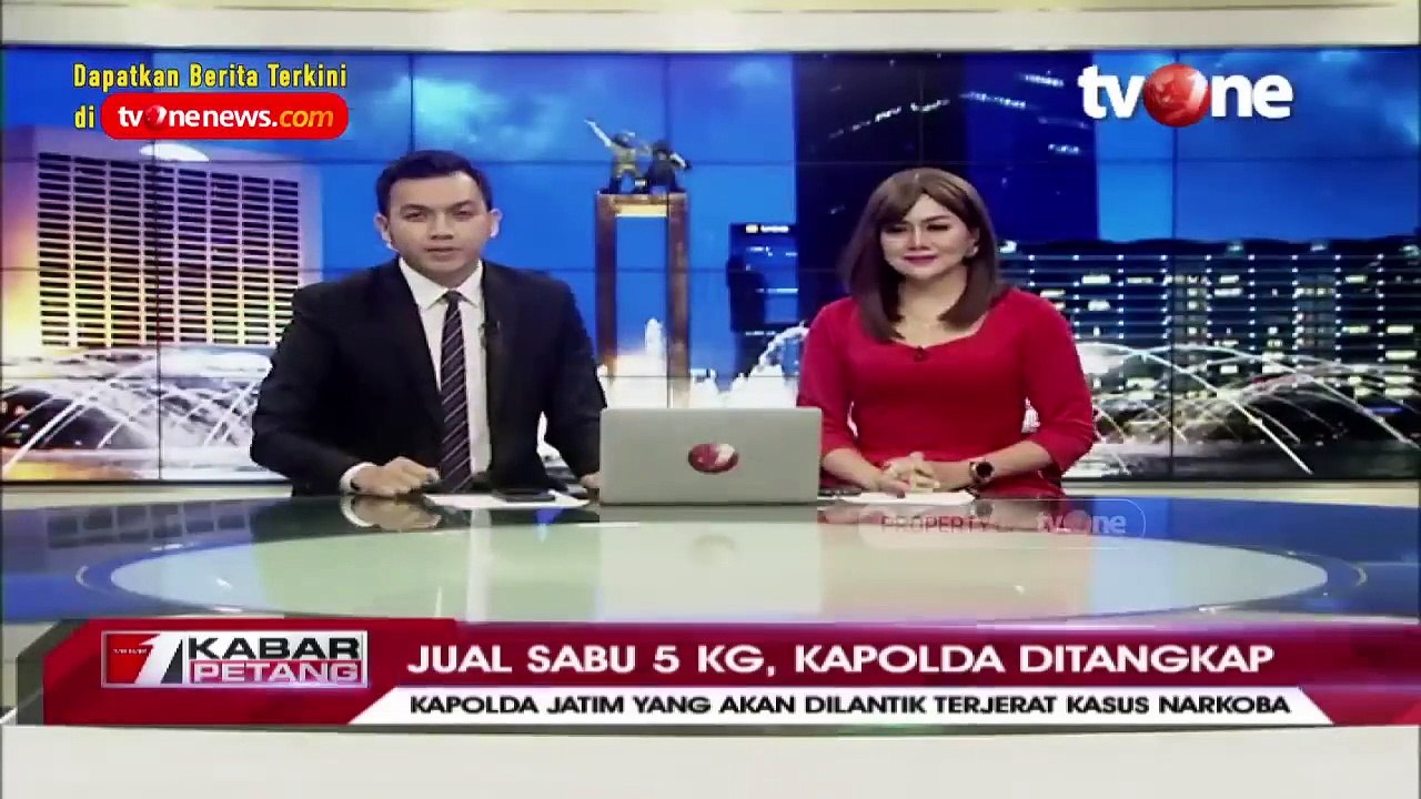 Kapolda Jatim yang akan Dilantik Terjerat Kasus Narkoba _ Kabar Petang tvOne