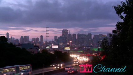 Traffic at Dusk Timelapse
