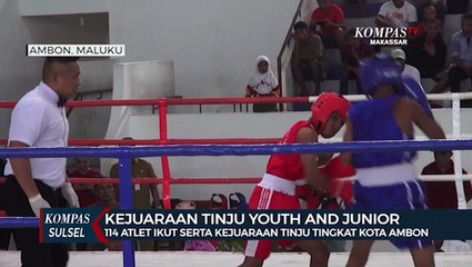 114 Atlet Ikut Serta Kejuaraan Tinju Tingkat Kota Ambon