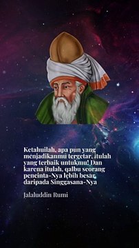 QUOTES JALALUDDIN RUMI