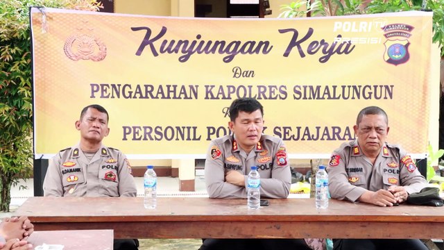 Sampaikan Arahan Kapolri, Kapolres Simalungun Kunjungi 6 Polsek Sekaligus