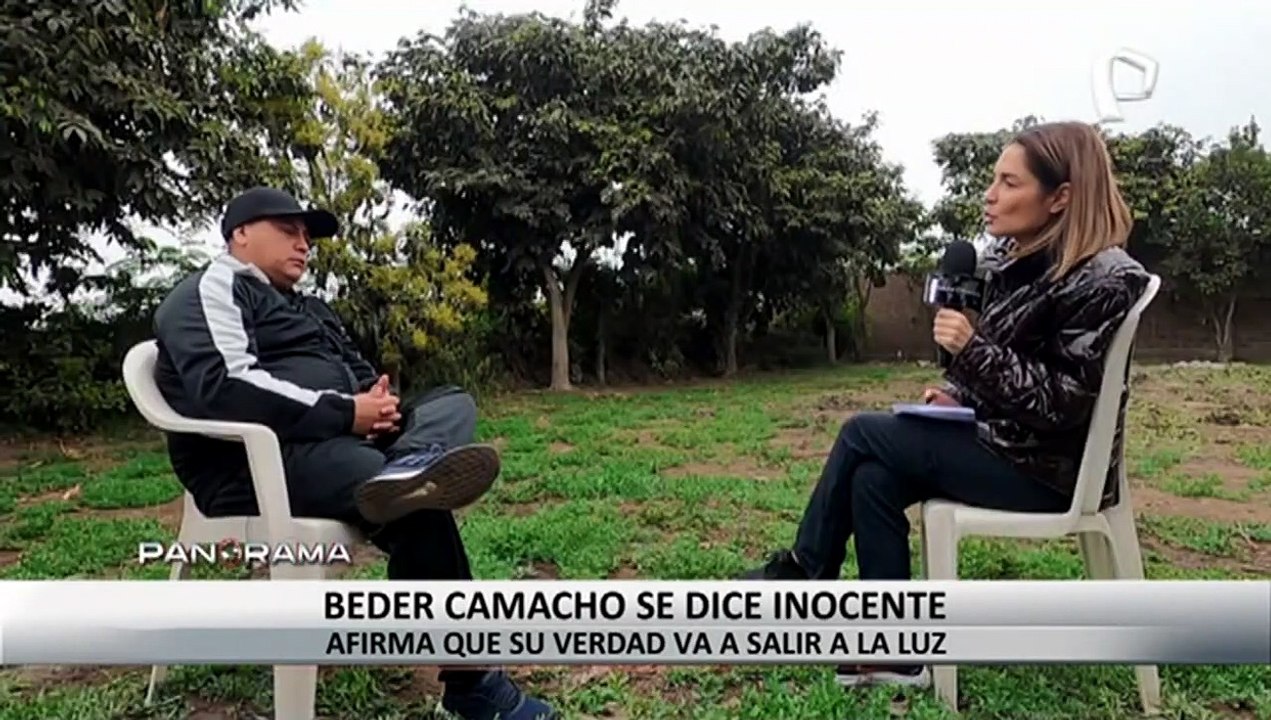¡Exclusivo! Beder Camacho reafirma ser inocente: "Voy a dar las facilidades al Ministerio Público"