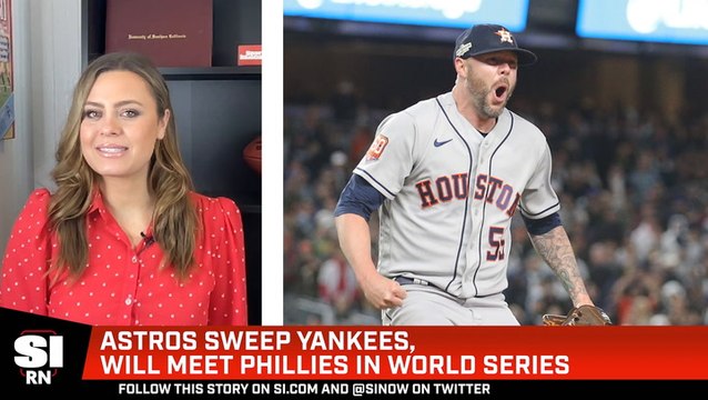 Astros Sweep Yankees, Heading To World Series