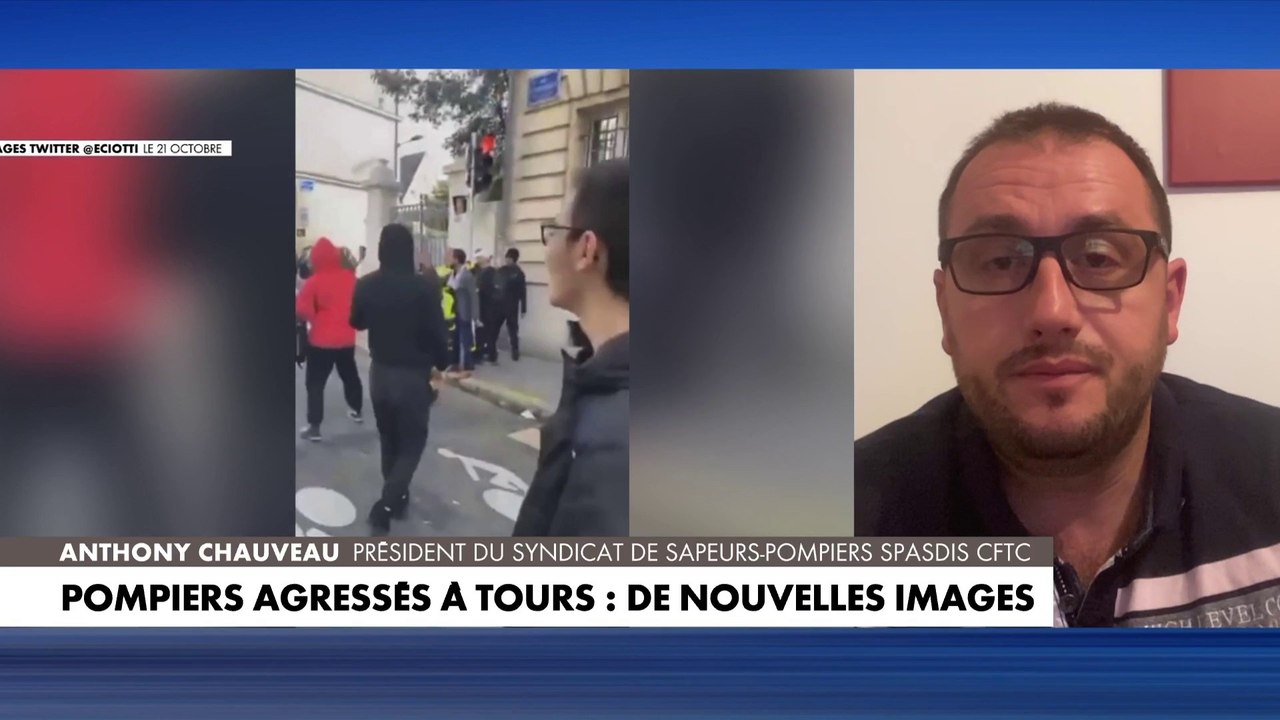 Agression de pompiers à Tours : «on ne peut qu’être dégouté et en colère», déclare Anthony Chauveau, président du syndicat de sapeurs-pompiers SPASDIS CFTC