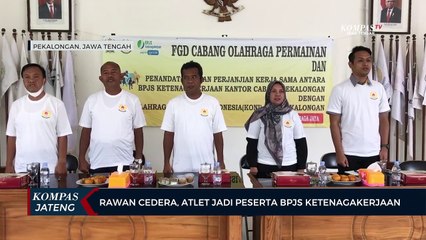 Rawan Cedera, Atlet di Pekalongan Jadi Peserta BPJS Ketenagakerjaan
