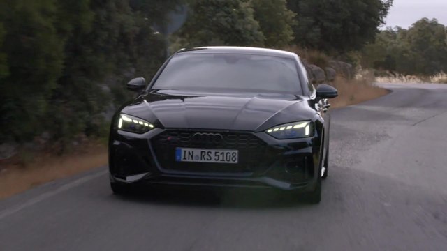 Audi RS 5 Sportback with competition plus package Driving Video