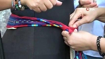 Nakış atıkları Yörük kemeri oldu