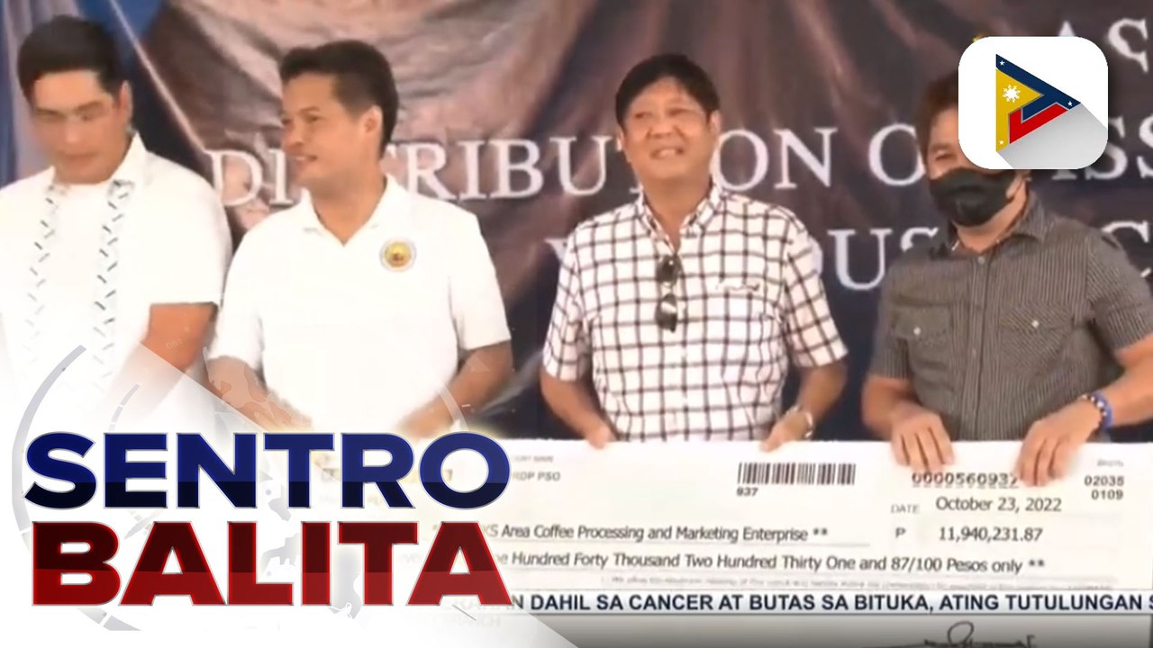 Pres. Ferdinand R. Marcos, pinangunahan ang pamamahagi ng tulong pinansyal sa farmer organizations sa Negros Occidental