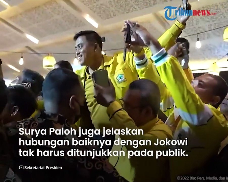 BERITA !! Reaksi Surya Paloh seusai Viral Video Jokowi Tak Balas Pelukannya, Singgung yang Dibicarakan