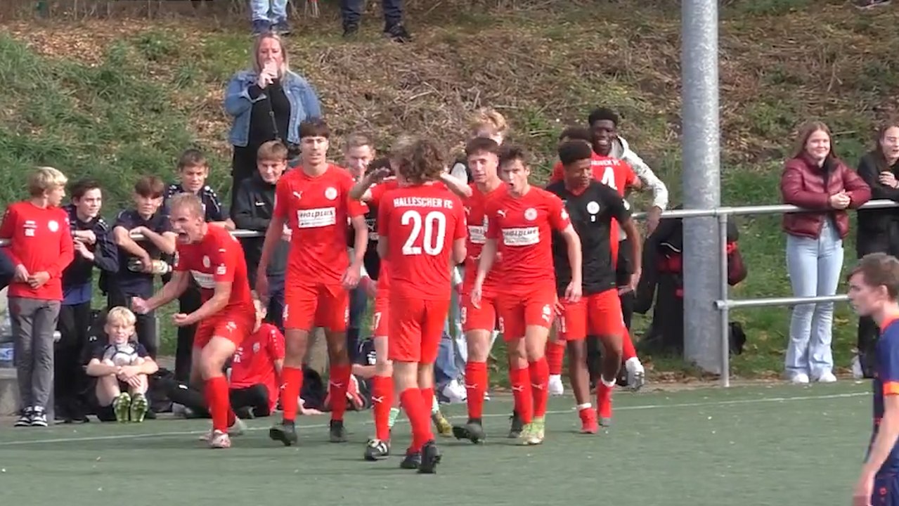 Vier Tore in neun Minuten: Verrückte Schlussphase beim U-19-Stadtderby in Halle