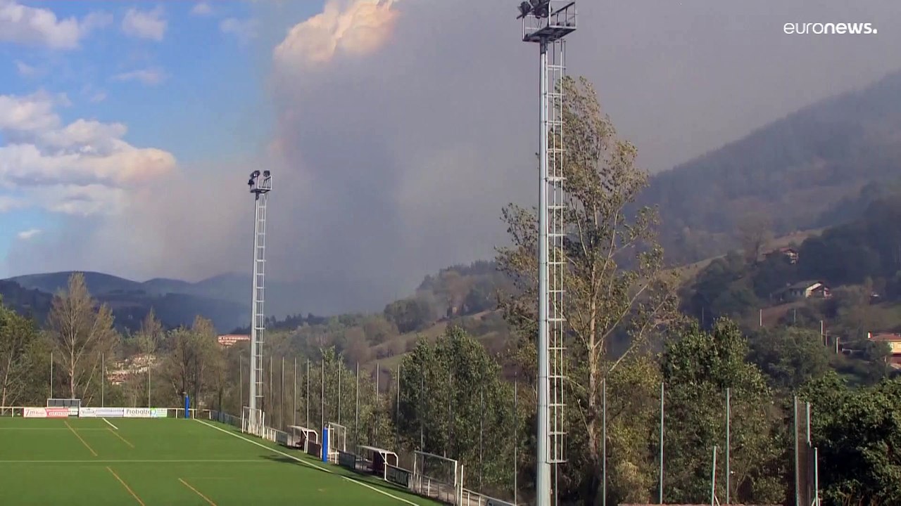 Incendie au pays basque, la saison des feux se prolonge en Espagne