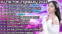 DJ TIKTOK SLOW BASS TERBARU 2022 - DJ YO NDAK MAMPU AKU X JIKA KAU BERTEMU AKU REMIX