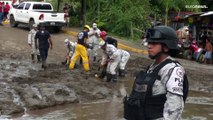 México | El ciclón Roslyn desciende a tormenta tropical tras su llegada al norte del país