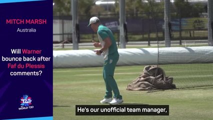 Marsh expects Warner to come out firing after du Plessis comments
