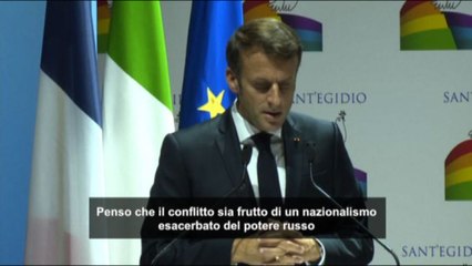 Download Video: Macron: il conflitto ucraino non è la guerra del popolo russo