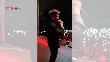 Murat Boz'un konserinden benzersiz görüntüler! Sevilen parçasına herkes eşlik etti