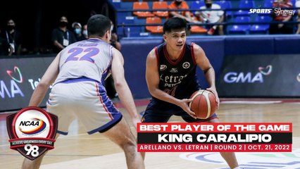 NCAA Season 98 | Best Player: King Caralipio (Letran vs Arellano)
