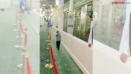 Bir çocuğun Peygamber Efendimiz (SAV)'e sevgi ve saygısı duygulandırdı!
