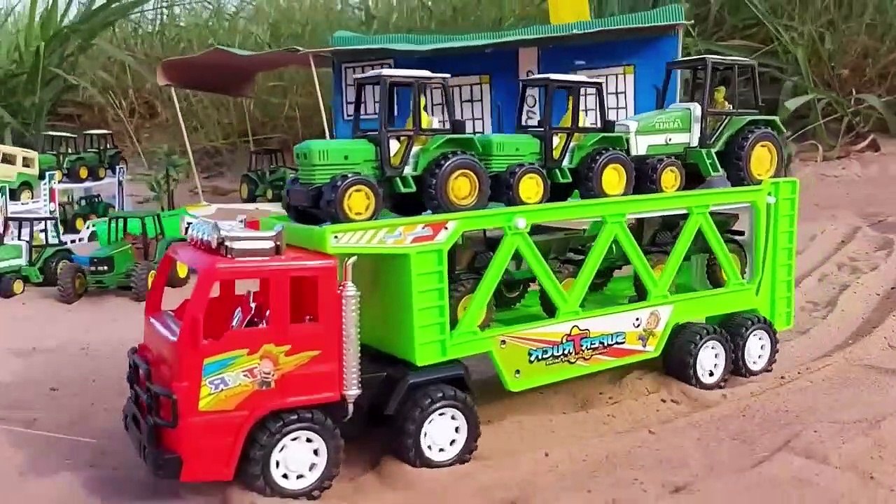 Assemble Toy Police Car, Excavator Truck, Fire Truck & Racing Car Toy Vehicles Video For Kids