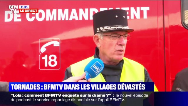 Tornades: Environ 100 habitations ont été dégradées et 200 personnes sont fortement impactées selon le SDIS