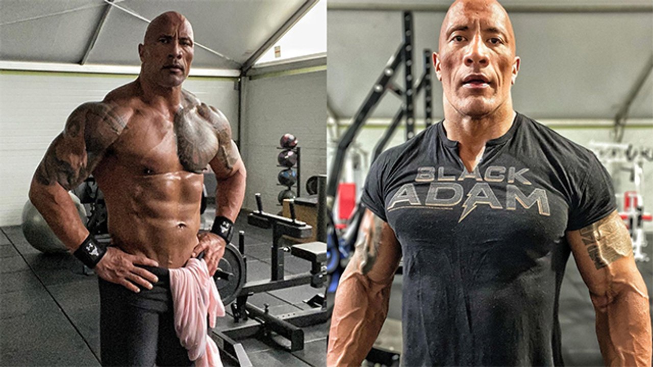 Dwayne Johnson hardcore training for Black Adam - workout