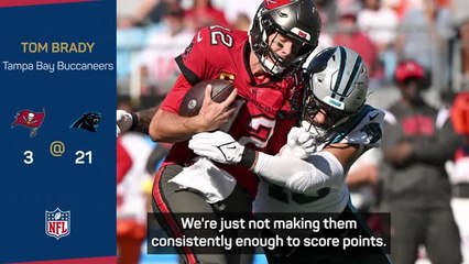 "We've got to figure it out" - Brady as Bucs slump continues
