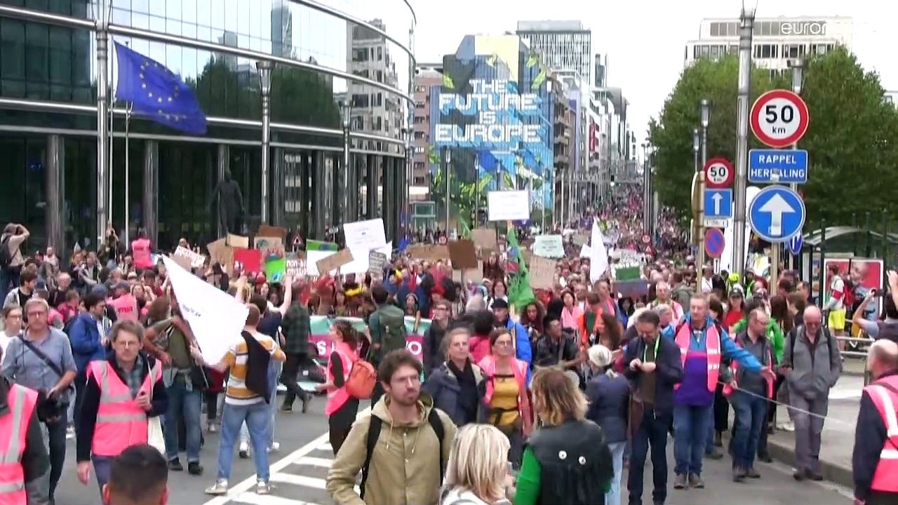 'Walk for your Future': Konkrete Forderungen bei Klimamarsch in Brüssel