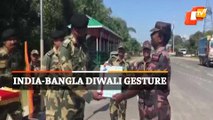 Indian Army Exchanges Sweets With Bangladesh Army On Diwali At Border