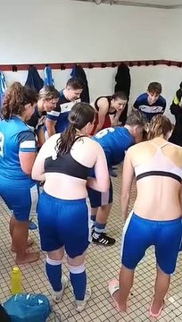 Célébration Victoire ! Olympique Pavilly / ES Tourville (Championnat R2F le 23/10/2022)