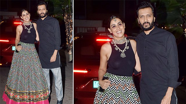 Genelia D'Souza Ritesh Deshmukh At Shilpa Shetty Diwali Party Video Viral । Boldsky *Entertainment