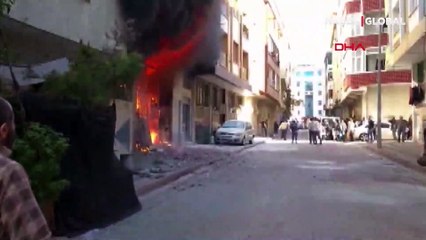 Sultangazi'de 5 katlı binada büyük yangın!