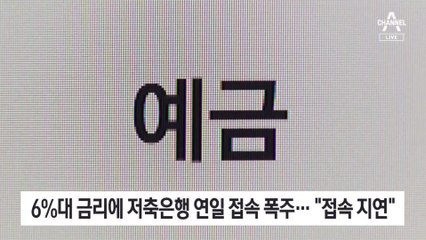 “6%대 예금 떴다” 북새통…저축은행 연일 접속 폭주