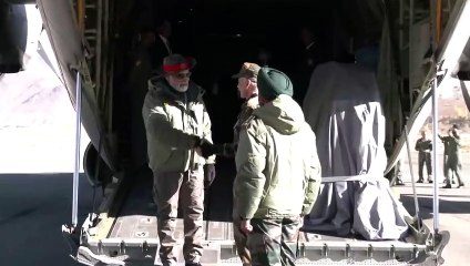 PM Modi arrives in Kargil to celebrate Diwali with the Armed Forces