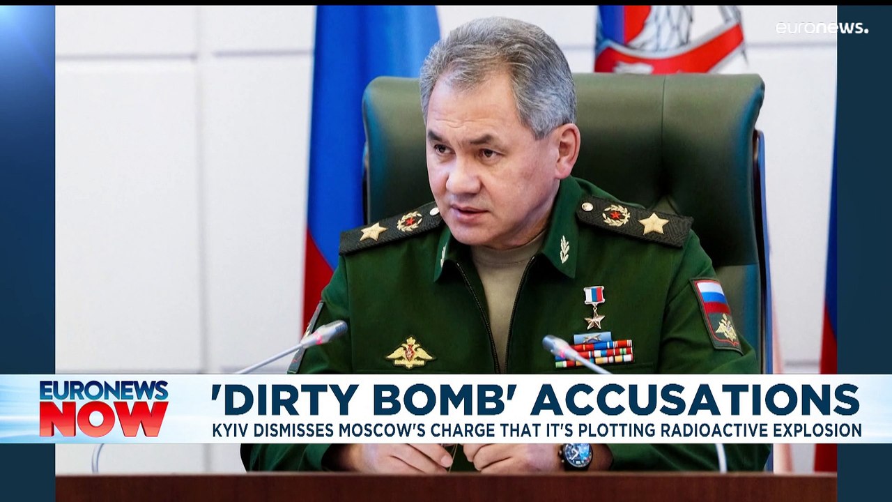 Ukraine war: Zelenskyy hits back at Russia's 'dirty bomb' claims