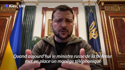 Ukraine: Zelensky rejette les accusations russes de "bombe sale"