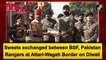 Sweets exchanged between Indian, Pakistani troops at Attari-Wagah Border on Diwali