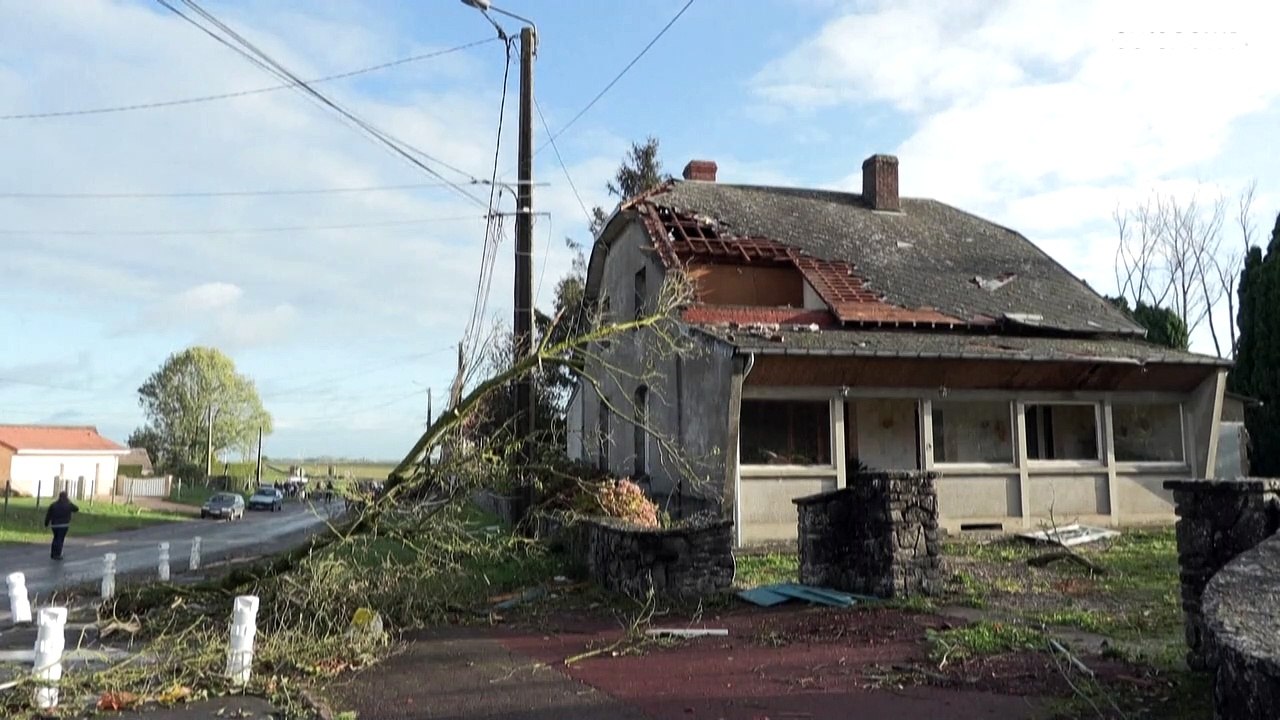Importants dégâts après le passage de mini-tornades dans le nord de la France