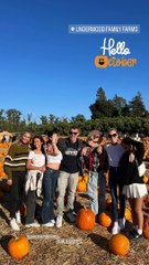 Laeticia Hallyday et Jalil Lespert avec leurs filles : à la recherche de la citrouille idéale pour Halloween