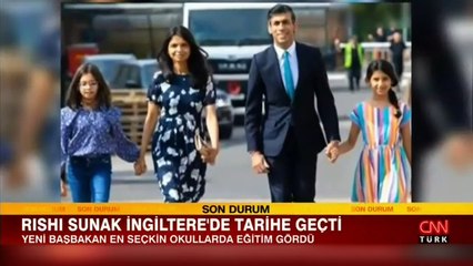 Rishi Sunak İngiltere'nin yeni başbakanı oldu