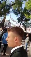 Bahçelinin mitinginde MHP'lilerle AKP'li vekil yumruk yumruğa kavga etti