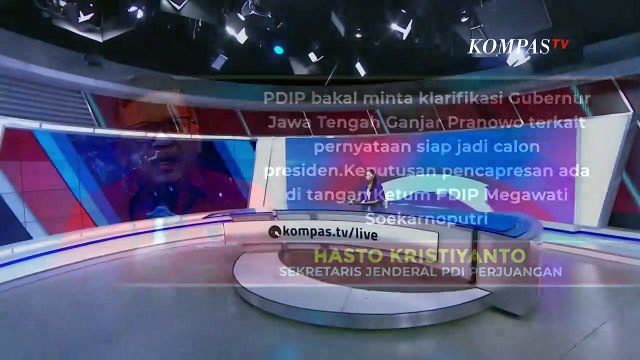 Soal Pernyataan Ganjar Pranowo Siap Nyapres, PDIP: Perlu Klarifikasi Maksud Ganjar