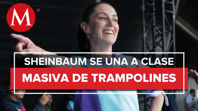 CdMx rompe Récord Guinness de la clase de trampolines fitness más grande del mundo