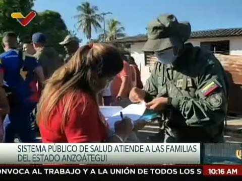 Autoridades nacionales recorren zonas afectadas por el río Unare con despliegue de atención social