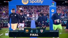 Resumen de FC Barcelona vs Athletic Club (4-0)