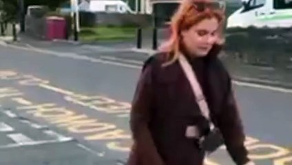 Mererid Rees, who suffered from a Brain AVM, learning how to walk again