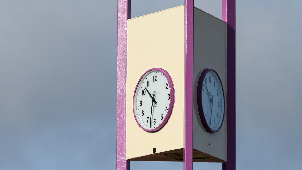Burnley's Bus Station Clock returns after refurbishment