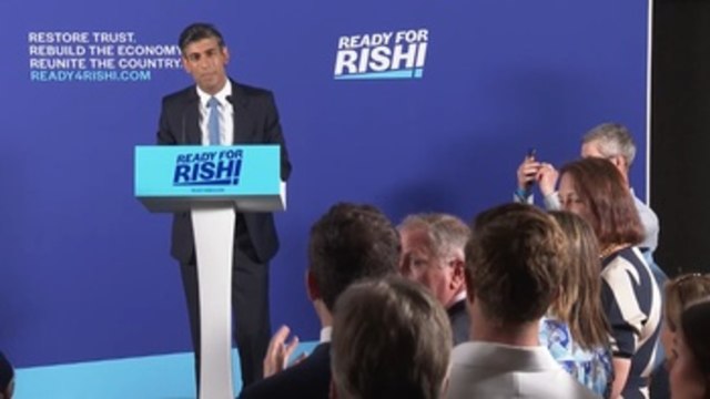 Sunak, nuevo líder conservador y próximo primer ministro británico