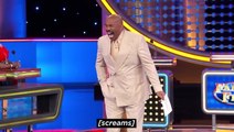 Watch 'Family Feud's' Steve Harvey Screaming And Throwing His Card Over Contestants' Random Answers