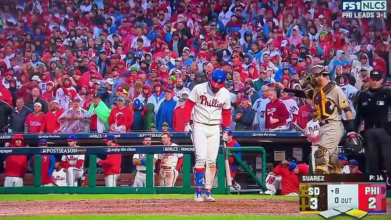 Bryce Harper - Complete video at bat - The NLCS Winning Home Run (10-23-22)