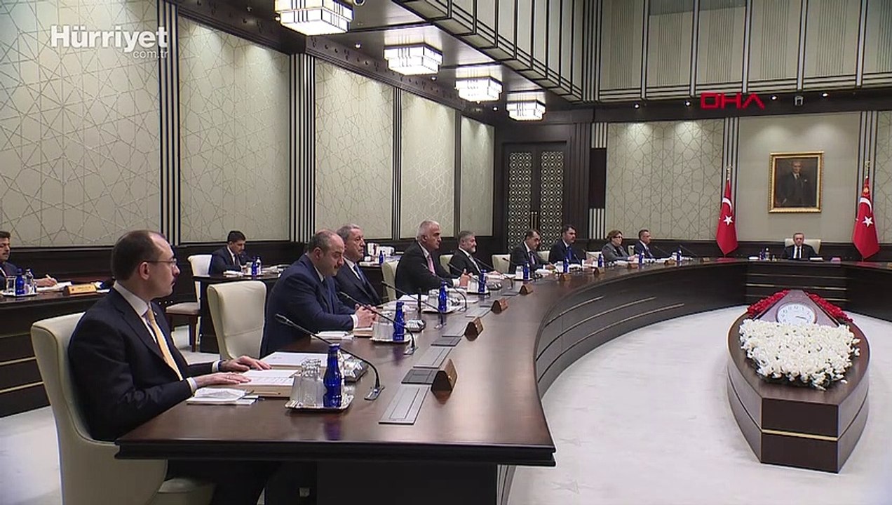 Cumhurbaşkanı Recep Tayyip Erdoğan başkanlığında Beştepe'de Kabine Toplantısı